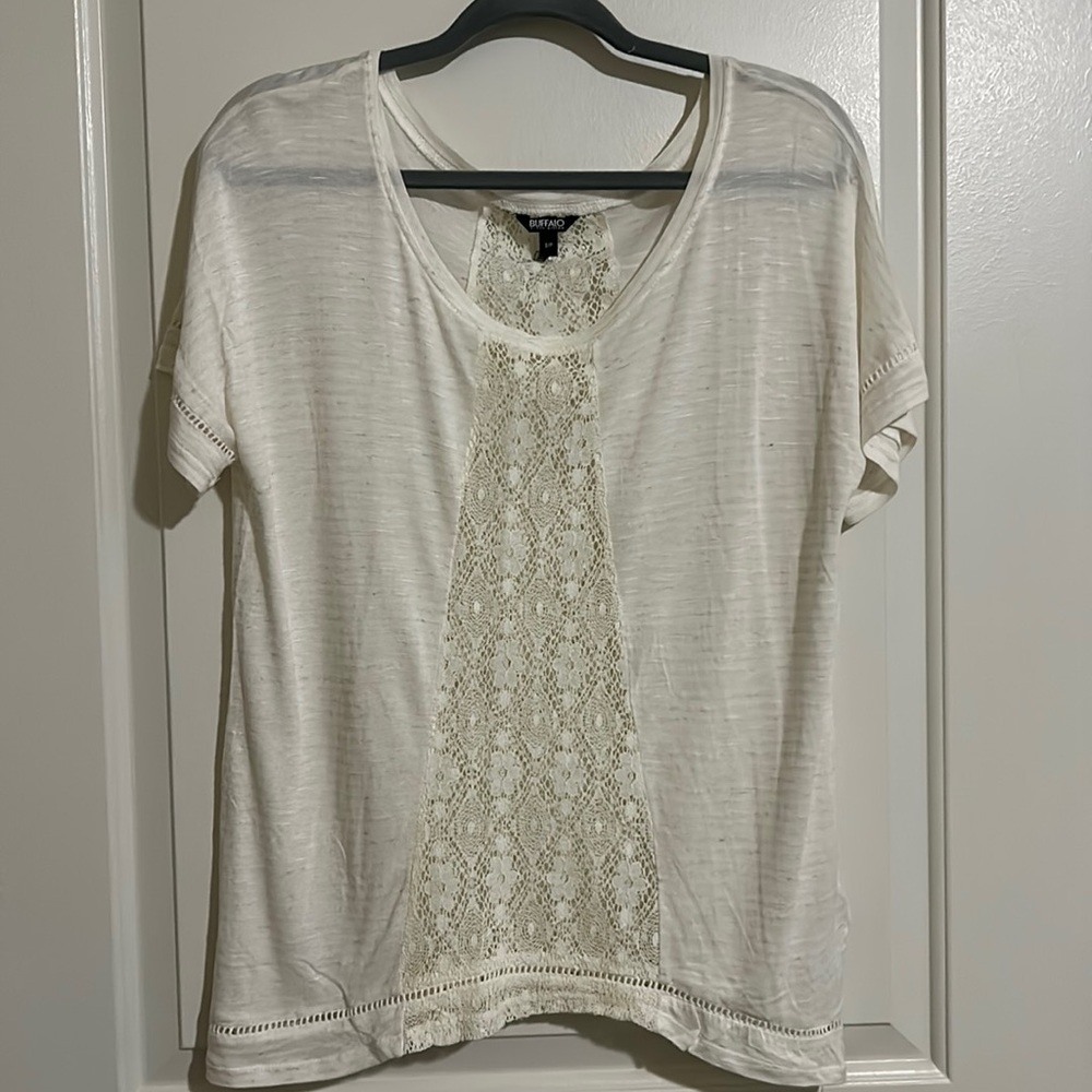 Buffalo by David Bitton Top in Cream